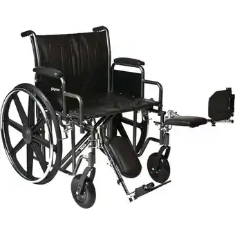Walmart 24 x 18 in. K7 Elevating Extra Heavy Duty Wheelchair offer
