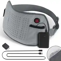 Walmart MaxKare Cordless Rechargeable Heating Pad for Hot and Cold Use with USB, Auto Power Off, 8x15-Gray offer