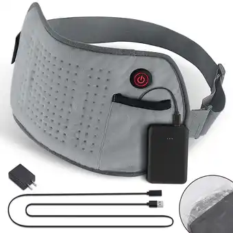 Walmart MaxKare Cordless Rechargeable Heating Pad for Hot and Cold Use with USB, Auto Power Off, 8x15-Gray offer