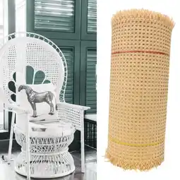 Walmart Tachiuwa Rattan Cane DIY Decor Rattan Mesh for Baskets Beds Furniture Wooden offer