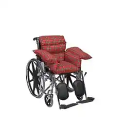 Walmart Standard Comfort Cushion with Six Ties - Plaid offer