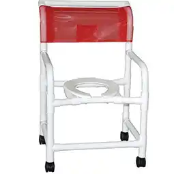 Walmart MJM International Adjustable height shower chair 22 in offer