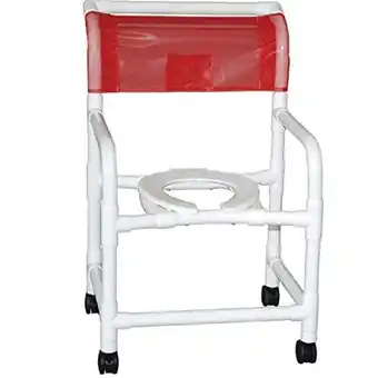 Walmart MJM International Adjustable height shower chair 22 in offer