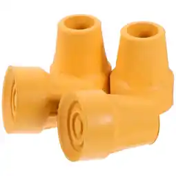Walmart 4 Pcs Anti-slip Crutch Accessories Cane Tip Walking Pole Tips Walking Stick Yellow offer