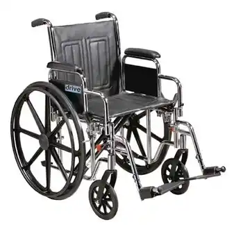 Walmart Sentra EC Heavy Duty Wheelchair with Various Arm Styles and Front Rigging Options- Black offer