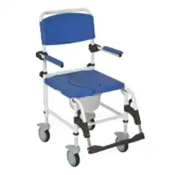 Walmart Drive Medical Aluminum Rehab Shower Commode Chair - 5 in. Casters offer