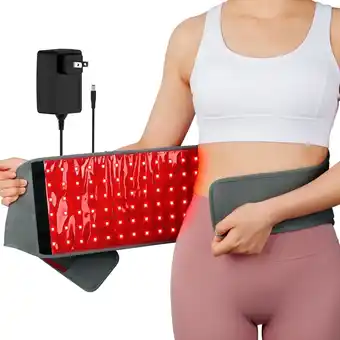 Walmart Comfytemp Red Light Therapy Belt for Back, Waist, Muscle Soreness offer