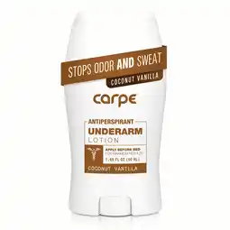 Walmart Carpe Underarm Antiperspirant Deodorant for Women, Coconut Vanilla, 1.69 fl oz offer