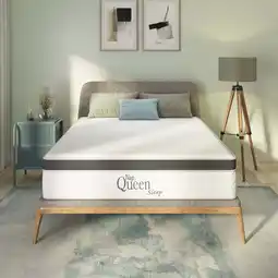 Walmart NapQueen Maxima 8” Hybrid of Cool Gel Infused Memory Foam and Coils Mattress, Queen Size offer