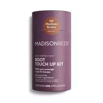 Walmart Madison Reed Root Perfection, Root Touch-up Kit, Savoca (6N), Medium Brown, 8-Piece Kit offer