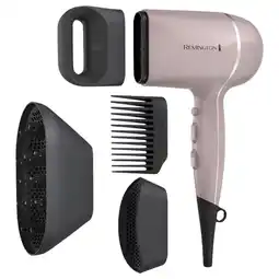 Walmart Remington Pro Wet2Style Ceramic Ionic Hair Dryers, Purple with 4 Unique Attachments offer
