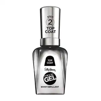 Walmart Sally Hansen Miracle Gel Nail Polish Lacquer, Shiny Top Coat, 0.5 fl oz offer