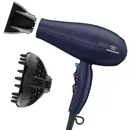 Walmart Conair InfinitiPRO 1875 Watt Texture Styling Hair Dryer, Dark Blue offer