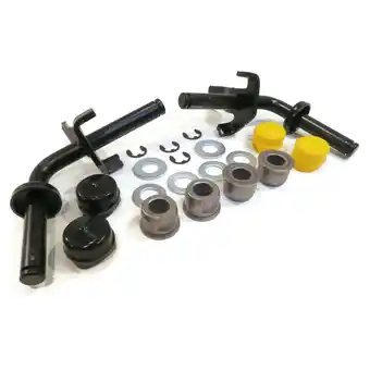 Walmart The ROP Shop | Front Steering RH & LH Spindle Kit with Black Bearing Cap for John Deere M128102 offer