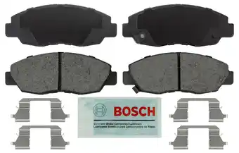 Walmart Bosch BE465AH Bosch Blue Ceramic Brake Pads with Hardware offer