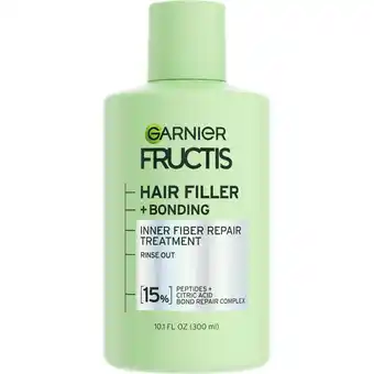 Walmart Garnier Fructis Hair Filler Peptides Inner Fiber Repair Treatment, 10.1 fl oz offer