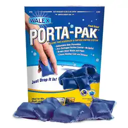Walmart Walex Porta-Pak RV Toilet Treatment Drop-Ins, Treats Black Holding Tanks, 10-Pack, Fresh offer