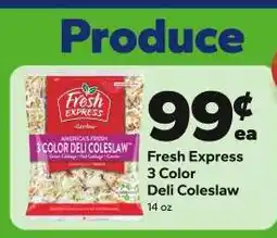 Save a Lot Fresh Express 3 Color Deli Coleslaw offer