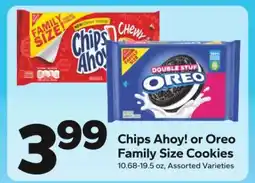 Save a Lot Chips Ahoy! or Oreo Family Size Cookies offer