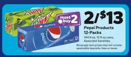 Save a Lot Pepsi Products 12-Packs offer
