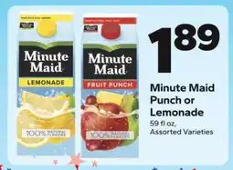 Save a Lot Minute Maid Punch or Lemonade offer