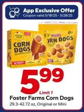 Save a Lot Foster Farms Corn Dogs offer