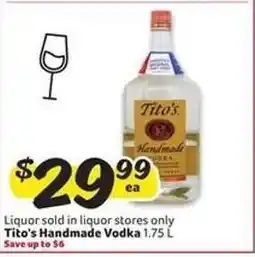 Winn Dixie Tito's Handmade Vodka offer