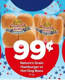 Save a Lot Nature's Grain Hamburger or Hot Dog Buns offer