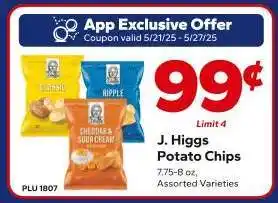 Save a Lot J. Higgs Potato Chips offer