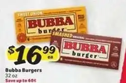 Winn Dixie Bubba Burgers offer