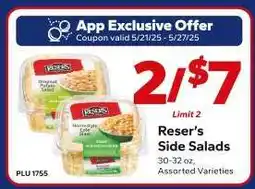 Save a Lot Reser's Side Salads offer