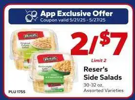 Save a Lot Reser's Side Salads offer