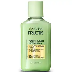 Walmart Garnier Fructis Hair Filler Strength Repair Serum for Weak, Damaged Hair, 3.75 fl oz offer