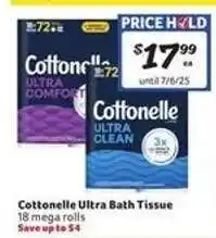 Winn Dixie Cottonelle Ultra Bath Tissue offer