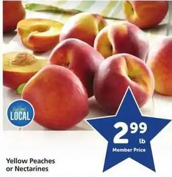 Safeway Yellow Peaches or Nectarines offer