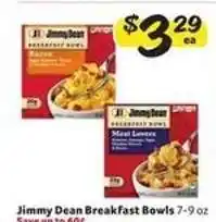 Winn Dixie Jimmy Dean Breakfast Bowls offer