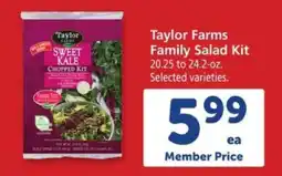 Safeway Taylor Farms Family Salad Kit offer