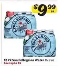 Winn Dixie SAN PELLEGRINO WATER offer