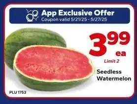 Save a Lot Seedless Watermelon offer