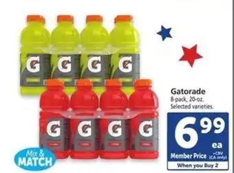 Safeway Gatorade offer