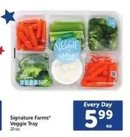 Safeway Signature Farms Veggie Tray offer