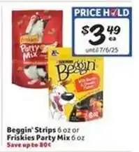 Winn Dixie Beggin' Strips or Friskies Party Mix offer