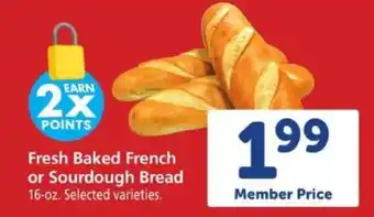 Safeway Fresh Baked French or Sourdough Bread offer