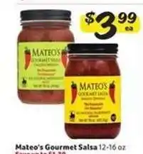 Winn Dixie Mateo's Gourmet Salsa offer
