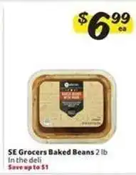 Winn Dixie SE Grocers Baked Beans offer