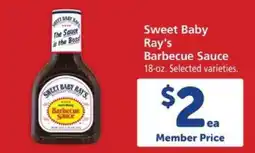 Safeway Sweet Baby Ray's Barbecue Sauce offer