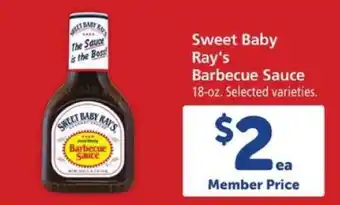 Safeway Sweet Baby Ray's Barbecue Sauce offer