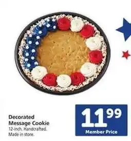 Safeway Decorated Message Cookie offer