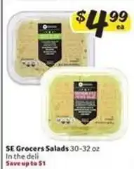 Winn Dixie SE Grocers Salads offer