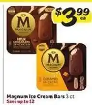 Winn Dixie Magnum Ice Cream Bars offer